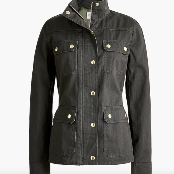 Jcrew Resin-coated twill field jacket - Picture 2 of 6